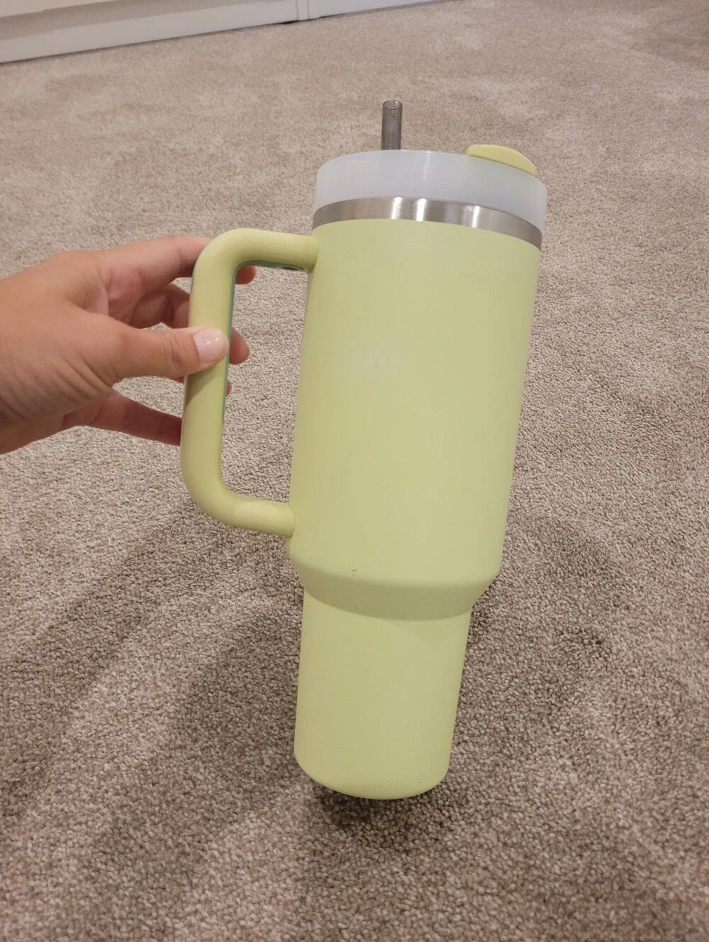 Stanley Green 40oz Tumbler Cup With Straw